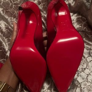 Black/Red “Kate” Christian Louboutin Pump